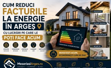 Cum reduci facturile la energie în Argeș cu lucrări pe care le poți face acum